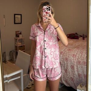 Tiger Pink Pajama Set